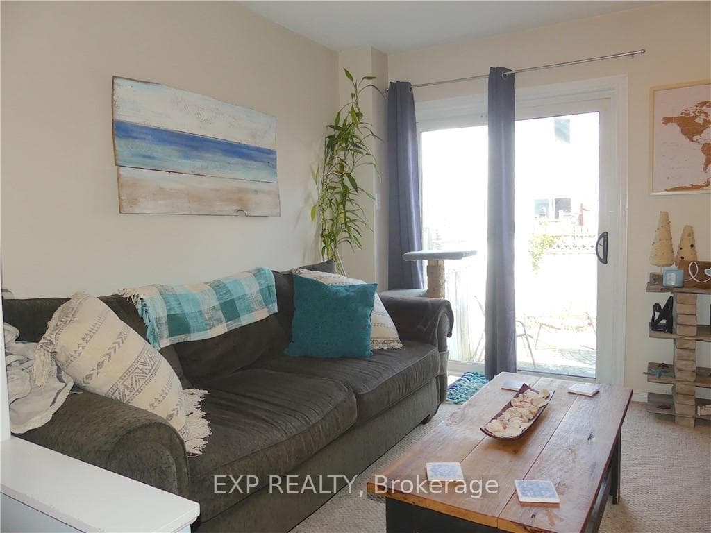 Patio doors from your living room, out to the back