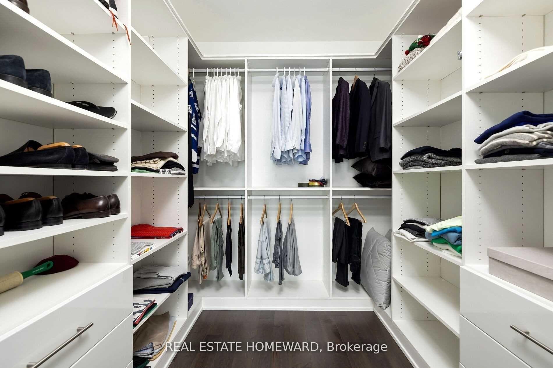 Primary walk-in closet