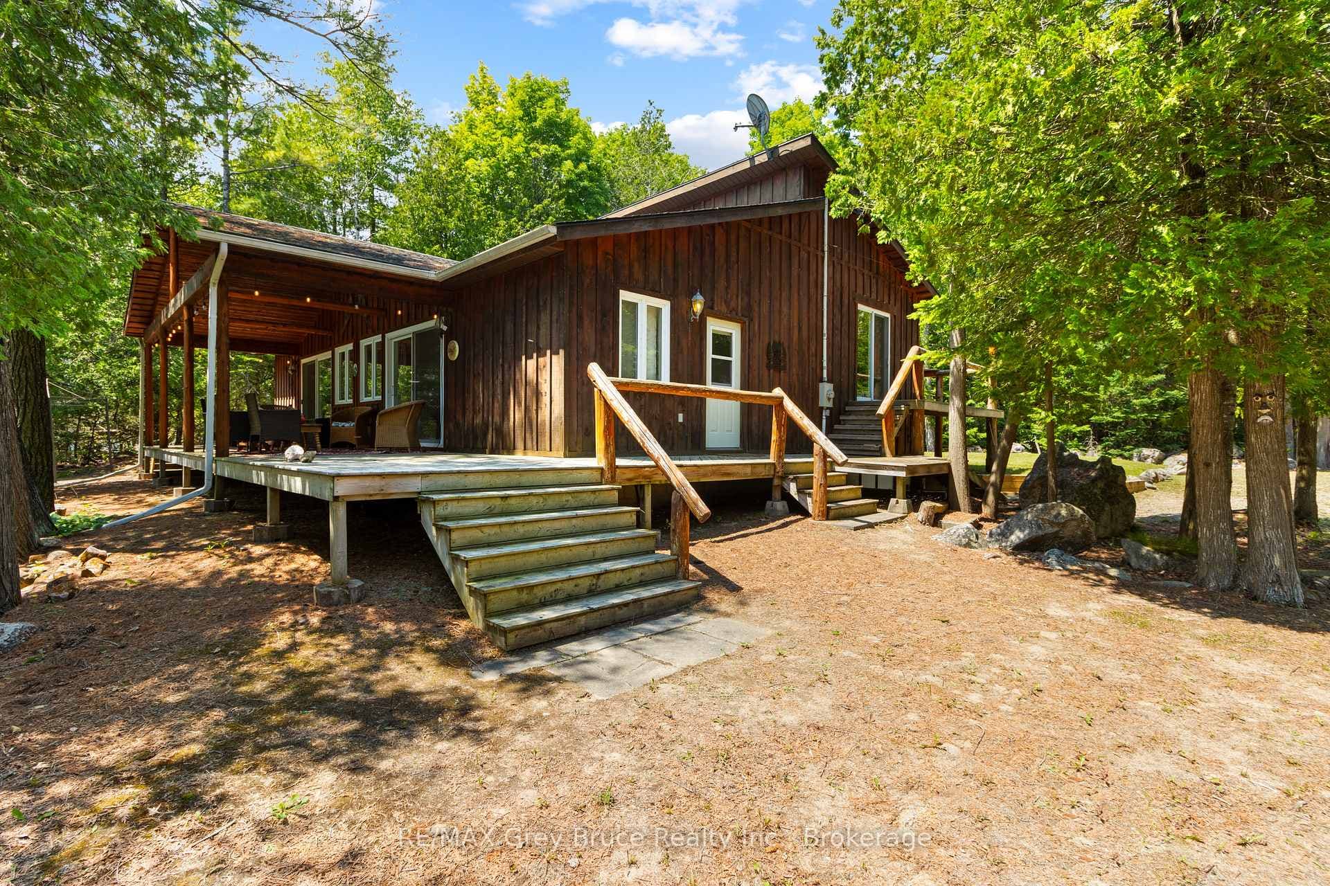 Enjoy the sun or shade on the water-side deck!