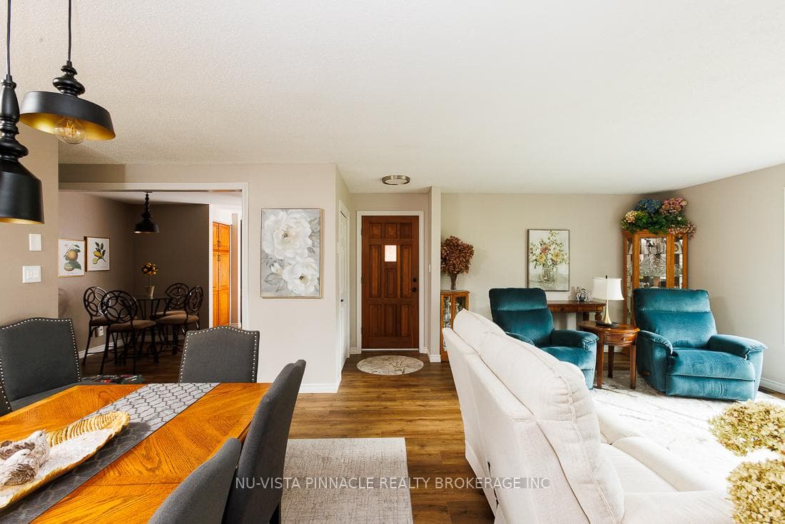 Open concept living/dining room