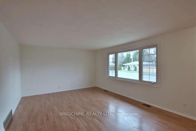 Family room with picture window