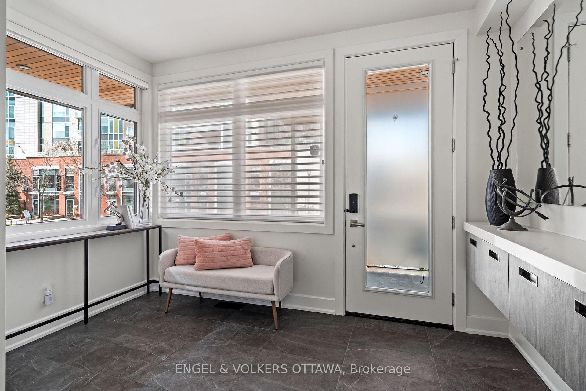 Front Foyer w heated floor streams w natural light