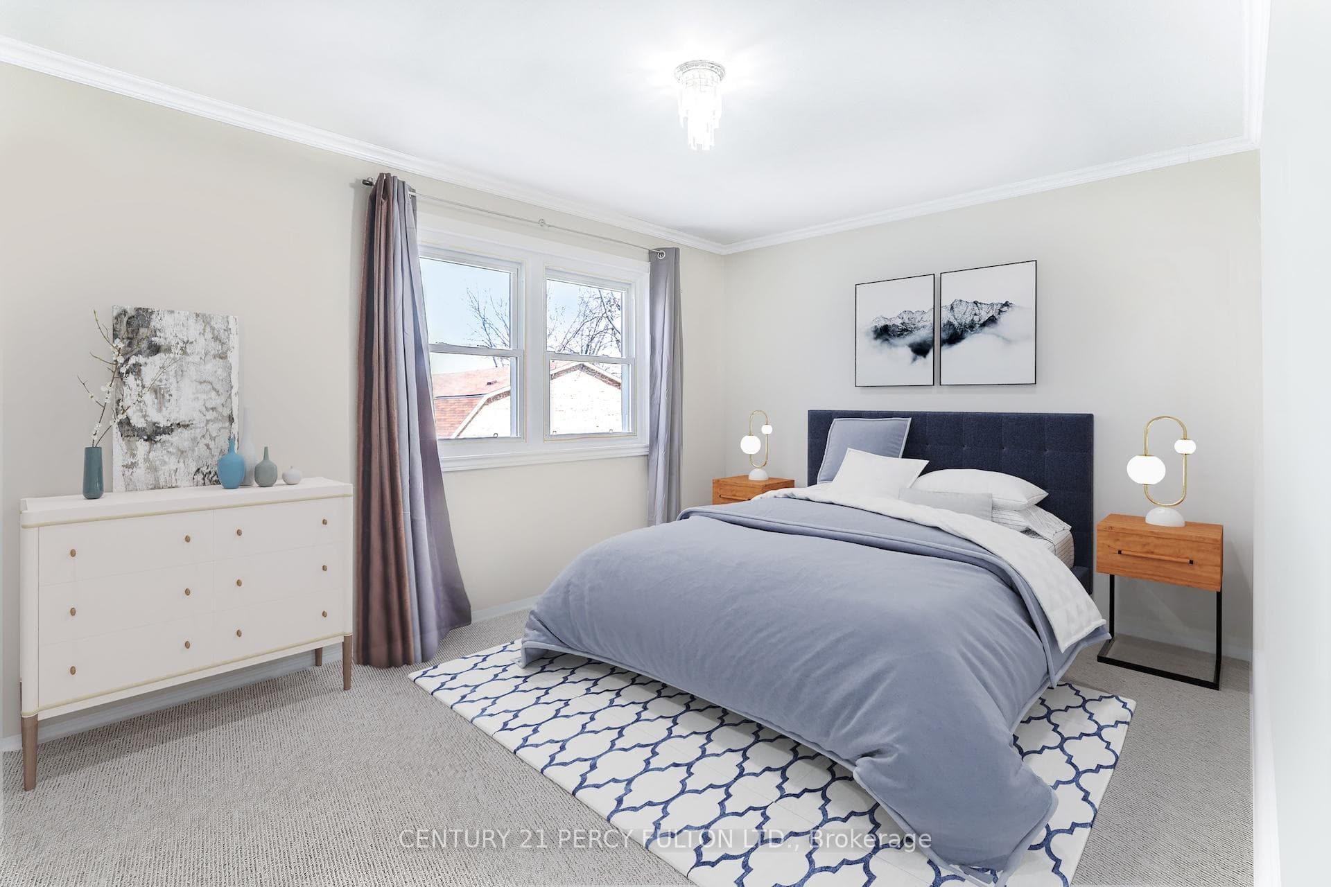 Primary Bedroom Virtually Staged