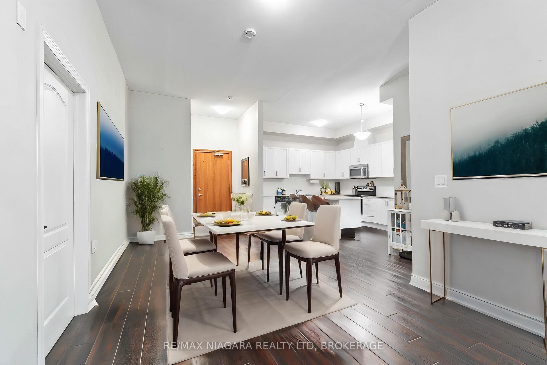 Virtually staged kitchen