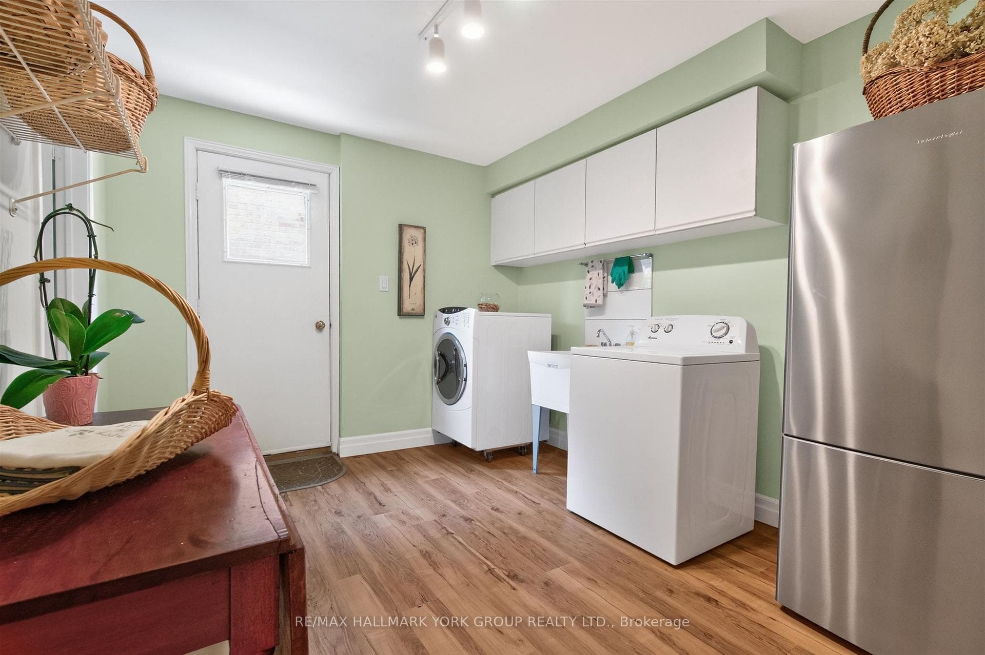 Laundry Room with Walkout and huge Storage Closet