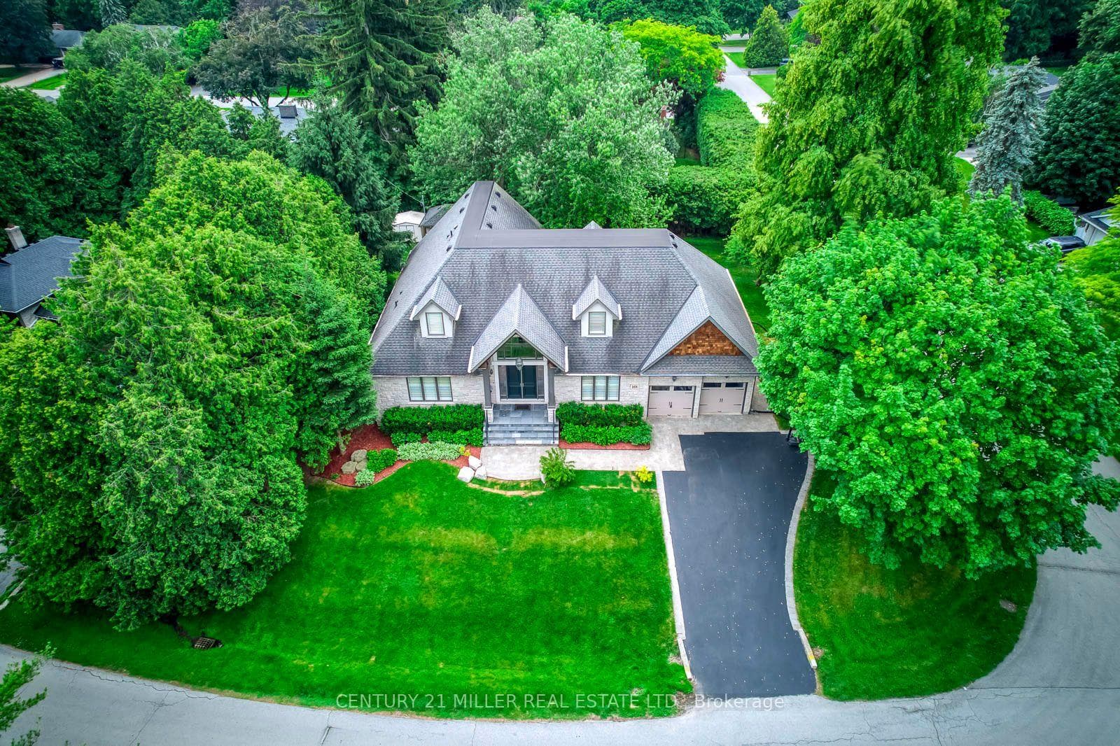 Aerial View Of Custom Home And Lot