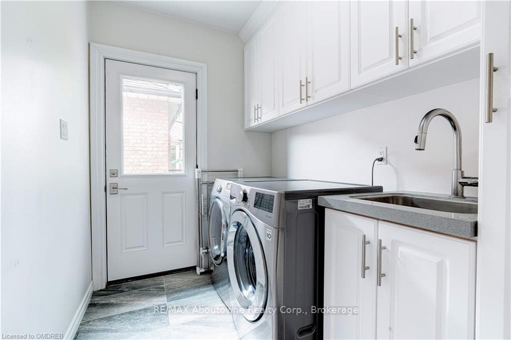 Laundry with custom built ins