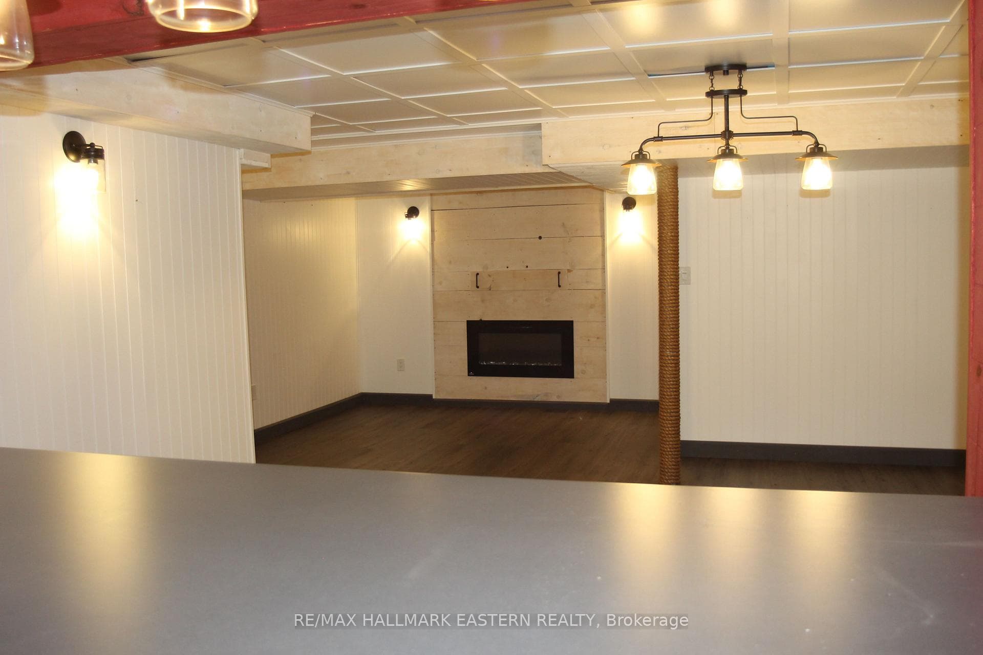 REC ROOM FIREPLACE