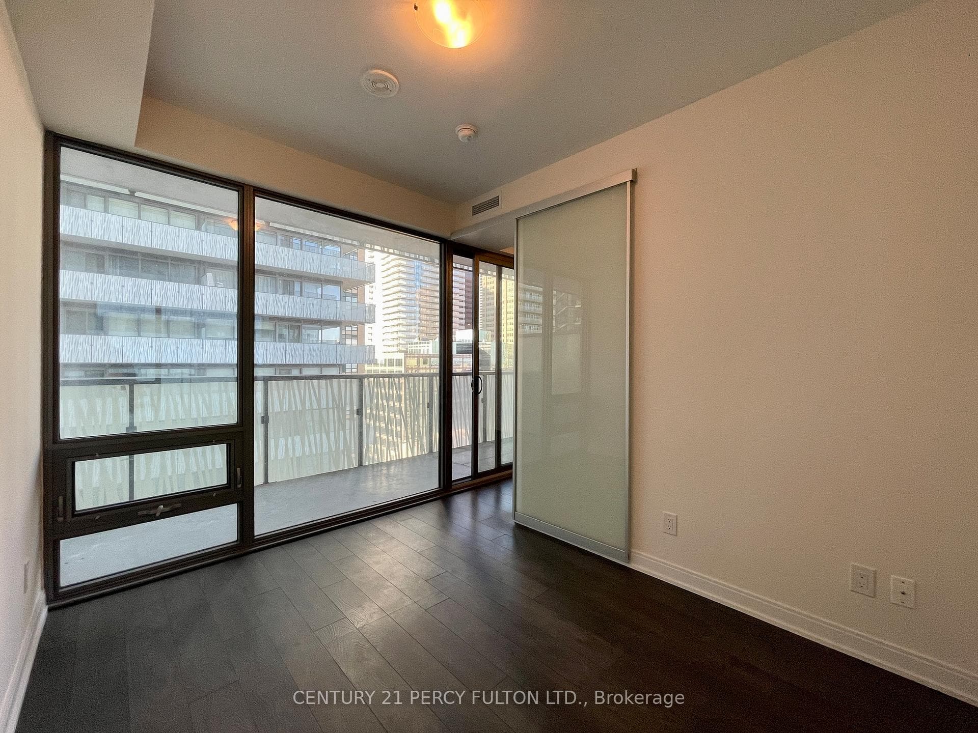 Bedroom with large windows