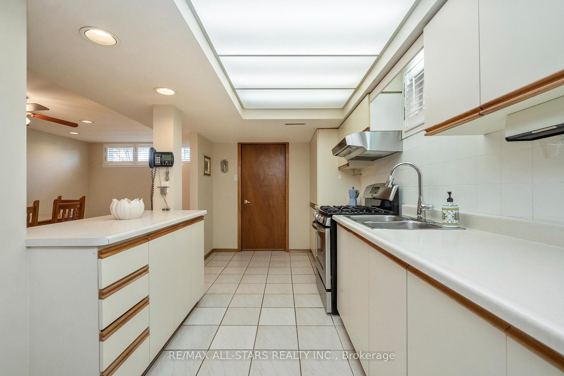 Access to basement cantina/cold room.