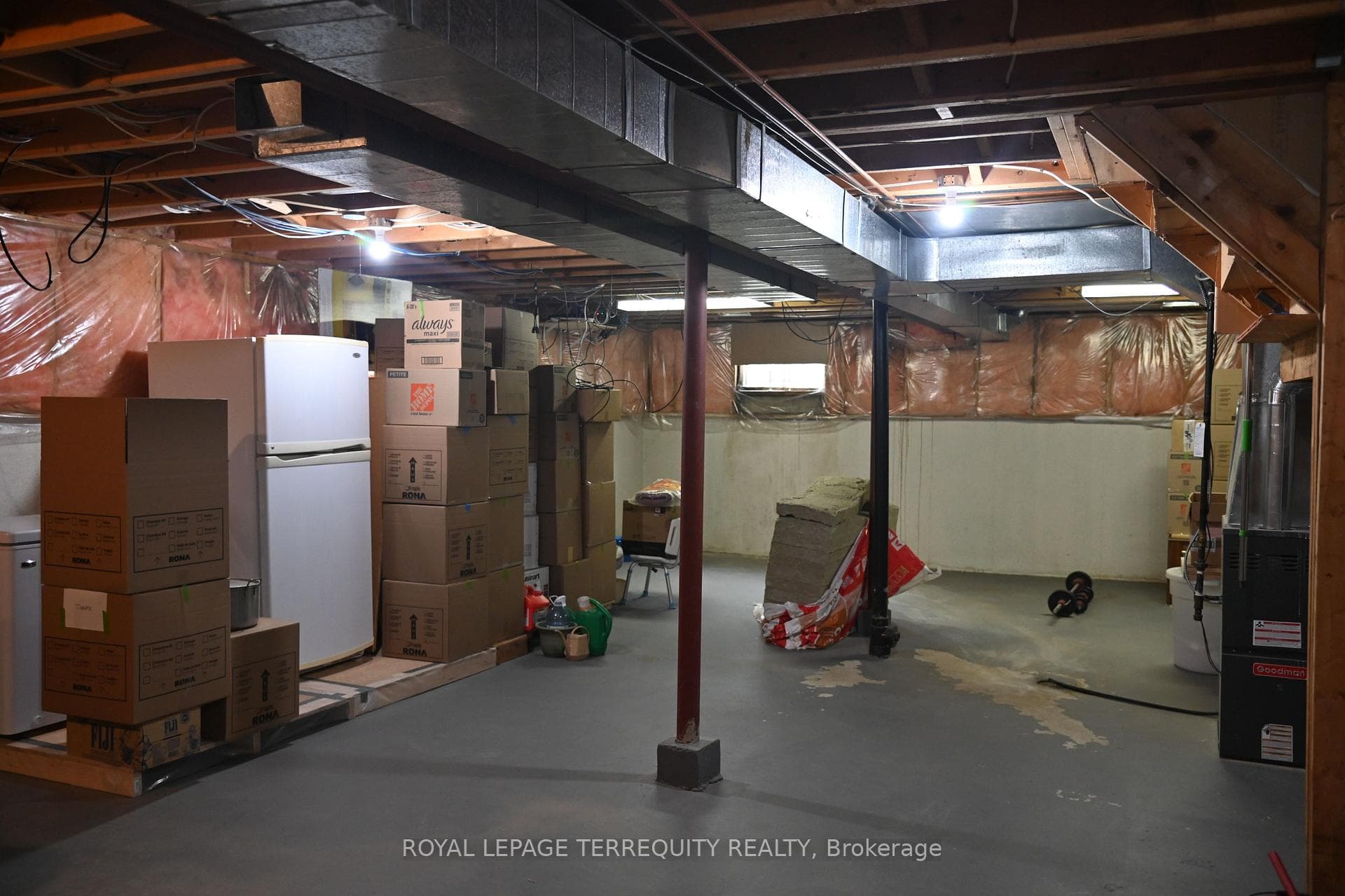 Open basement
