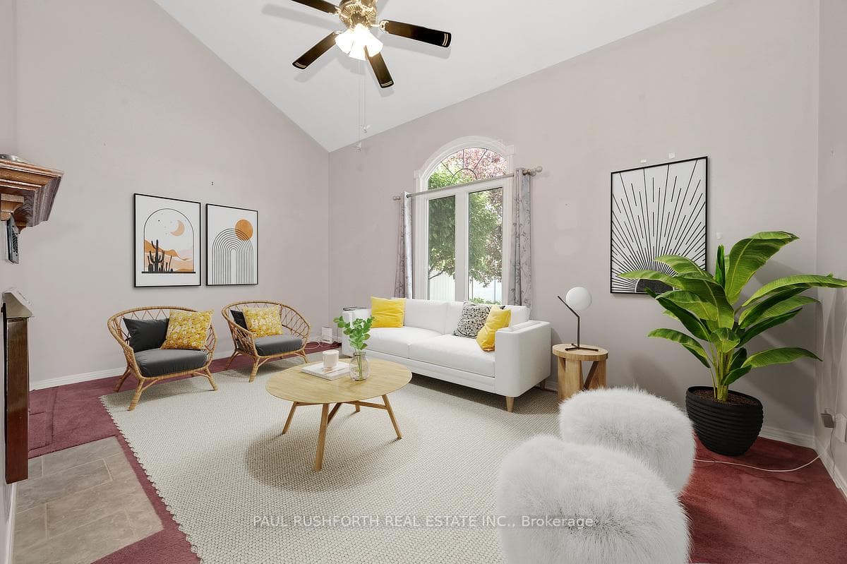 Virtually Staged-Family Room