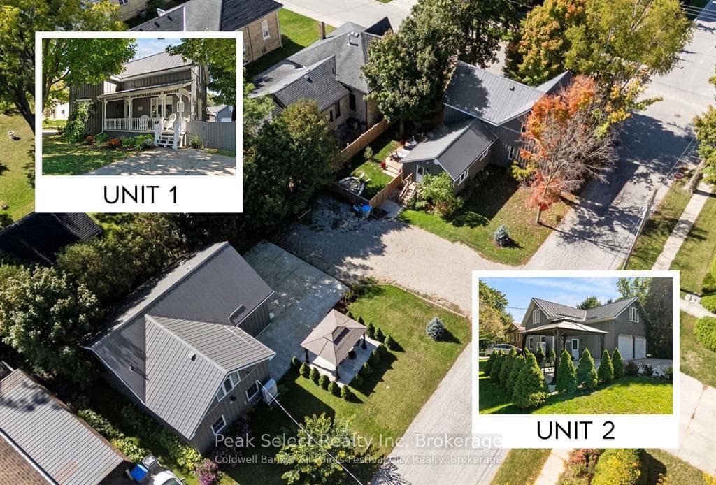 Aerial Shot showing both homes