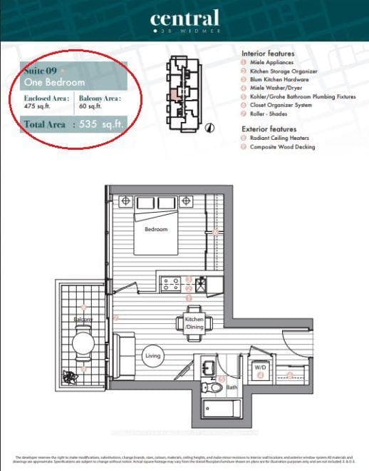 38 Widmer Street Unit 2509 photo 7