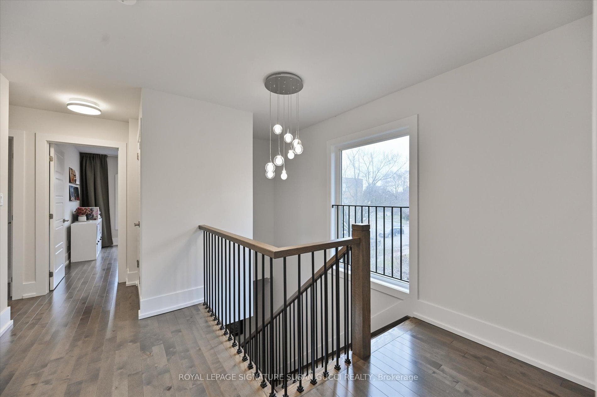 Bright open 2nd level hallway