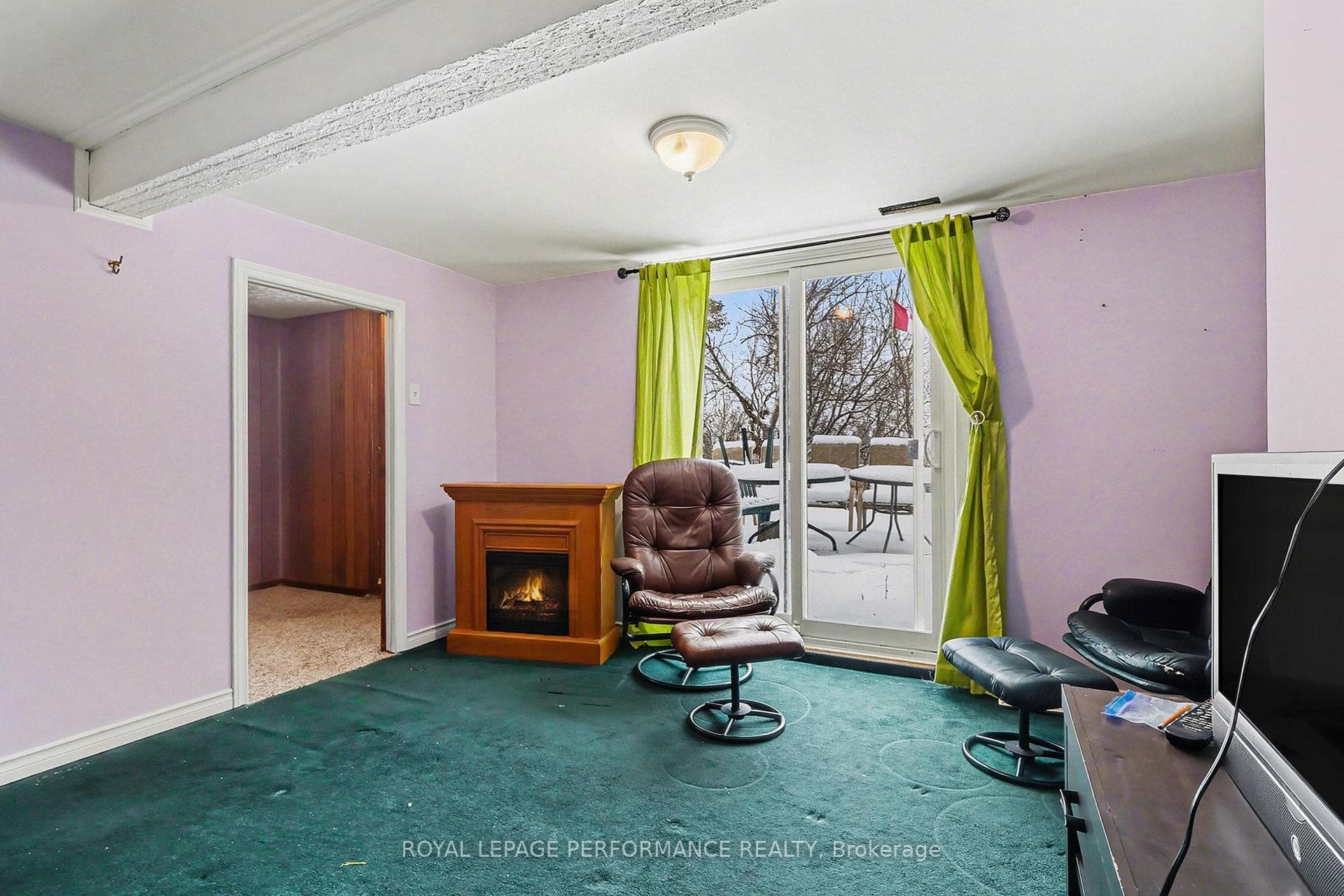 Lower level walkout bedroom