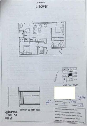 8 The Esplanade N/A Unit 1505 photo 11