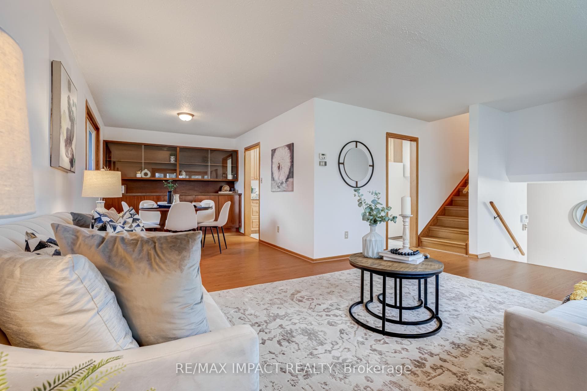L-Shaped Living Room & Dining Room