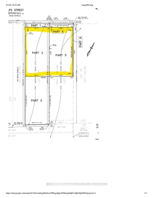 New Lot Dimensions 18 Phelps St.