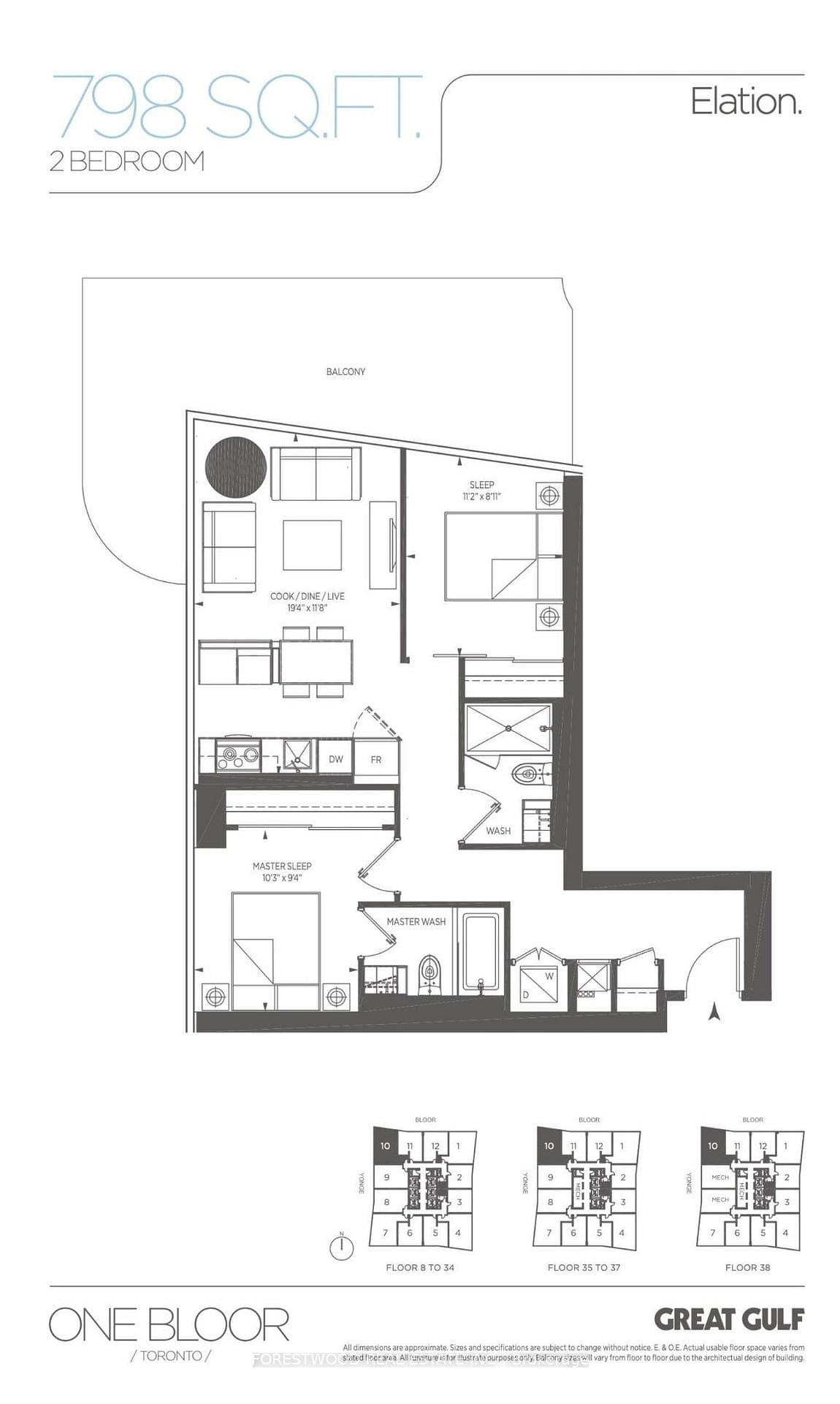 1 Bloor Street Unit 1410 photo 2