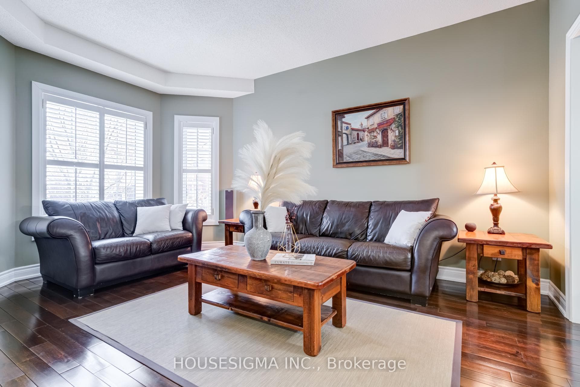 Open Concept Living Room 1 w/ California Shutters