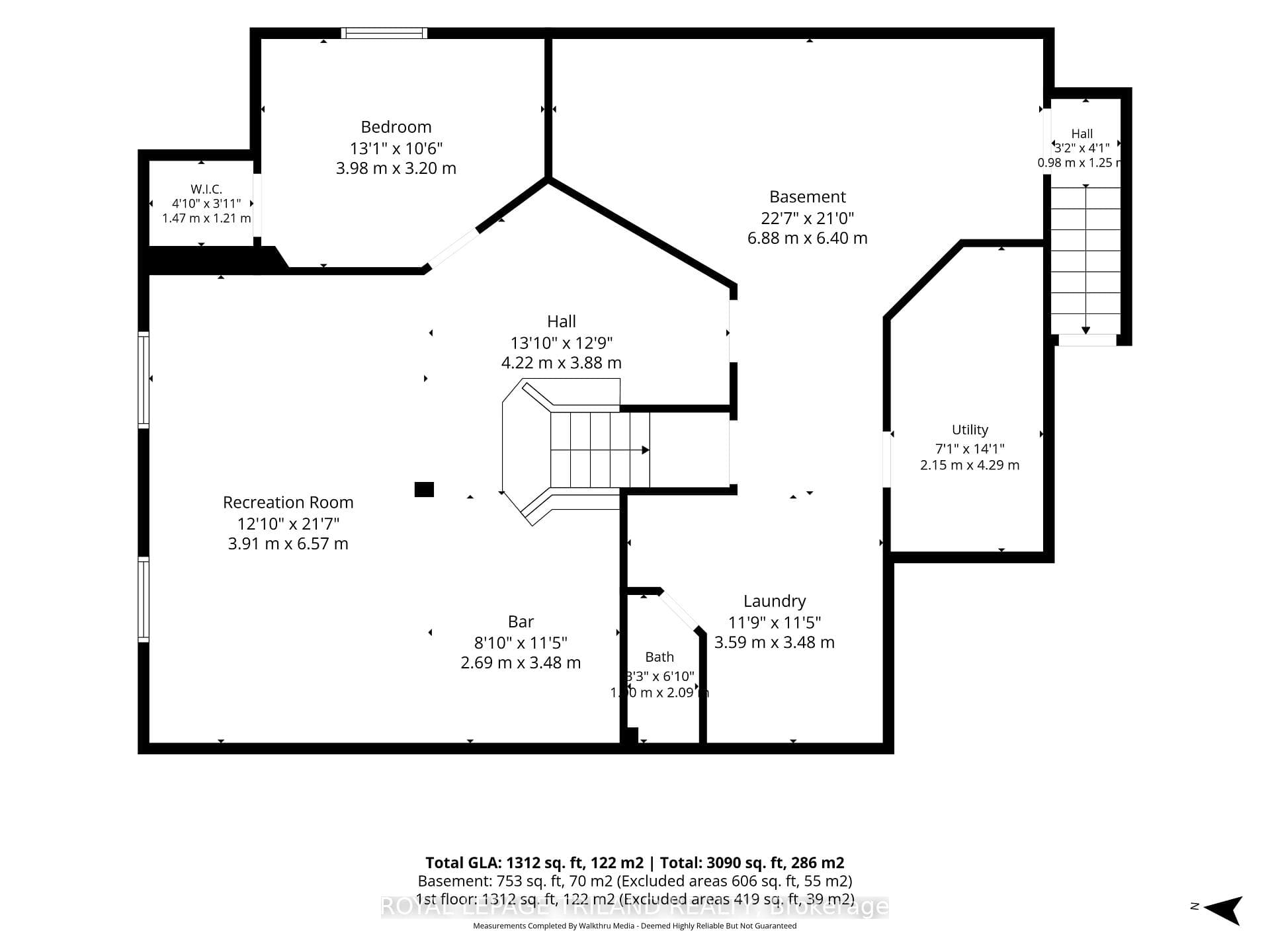 Floorplan - basement