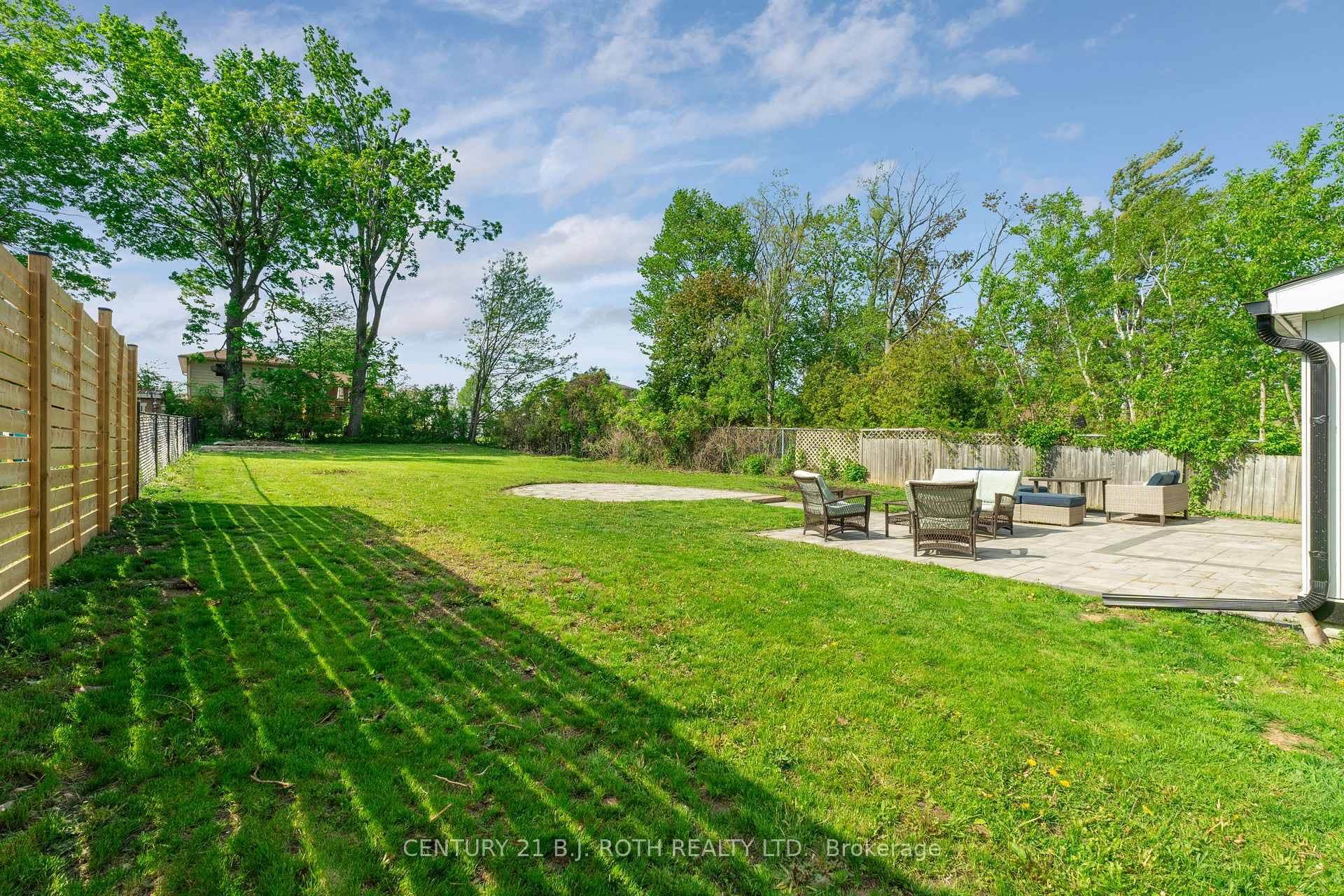 Huge backyard