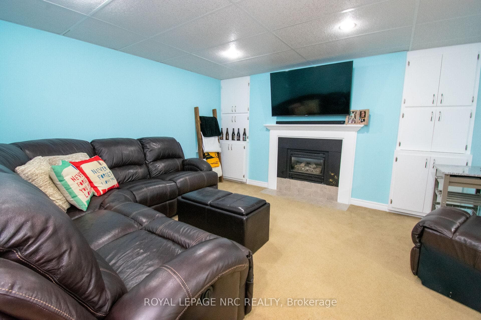 Gas fireplace has been disconnected