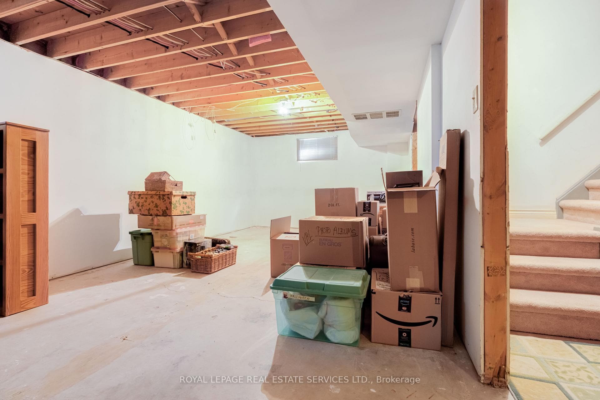 huge basement