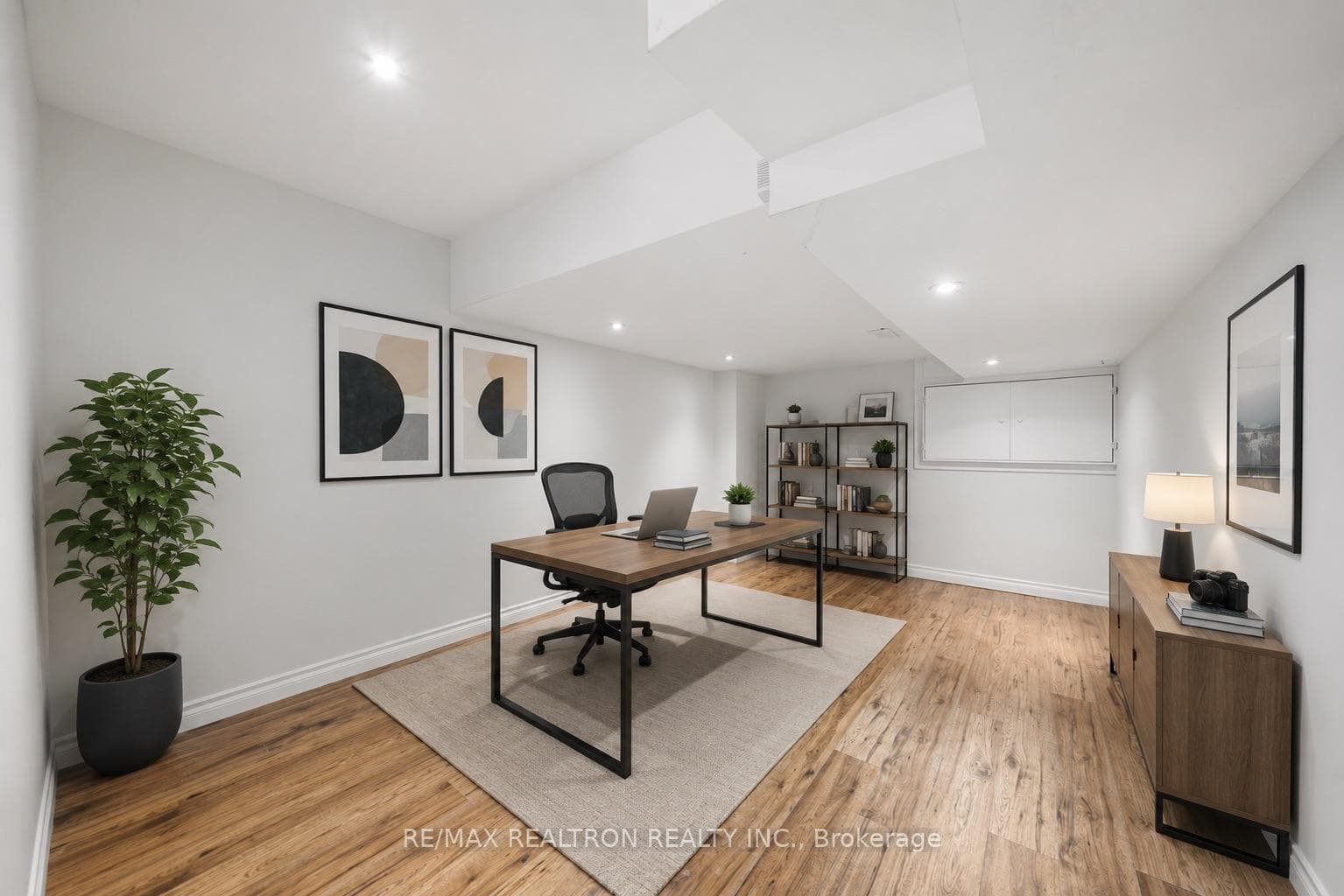 Virtually Staged Basement