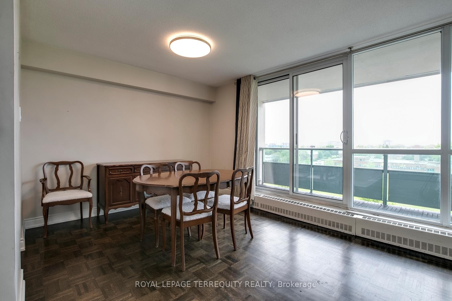 Dining Room with Walk Out to Balcony