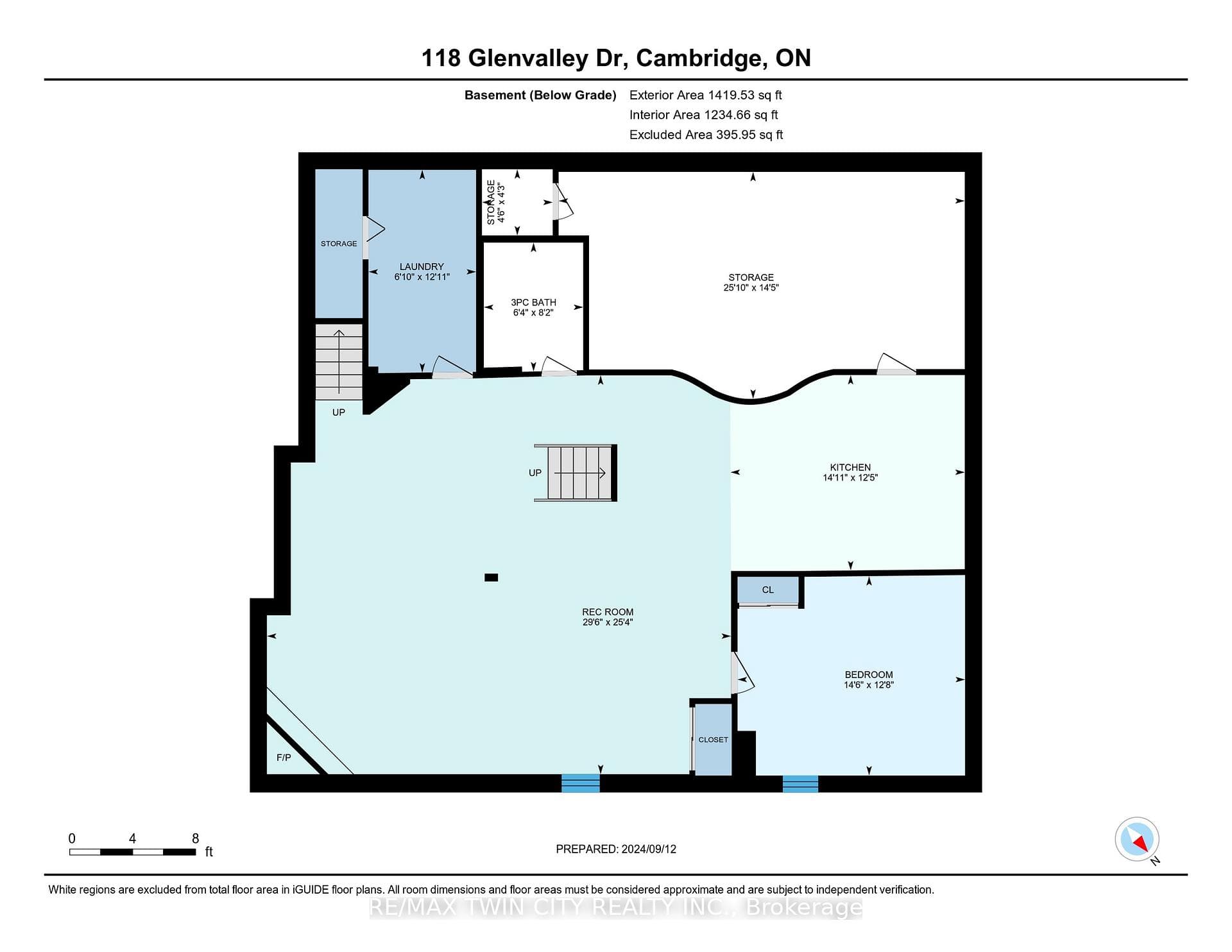 Basement floor plan