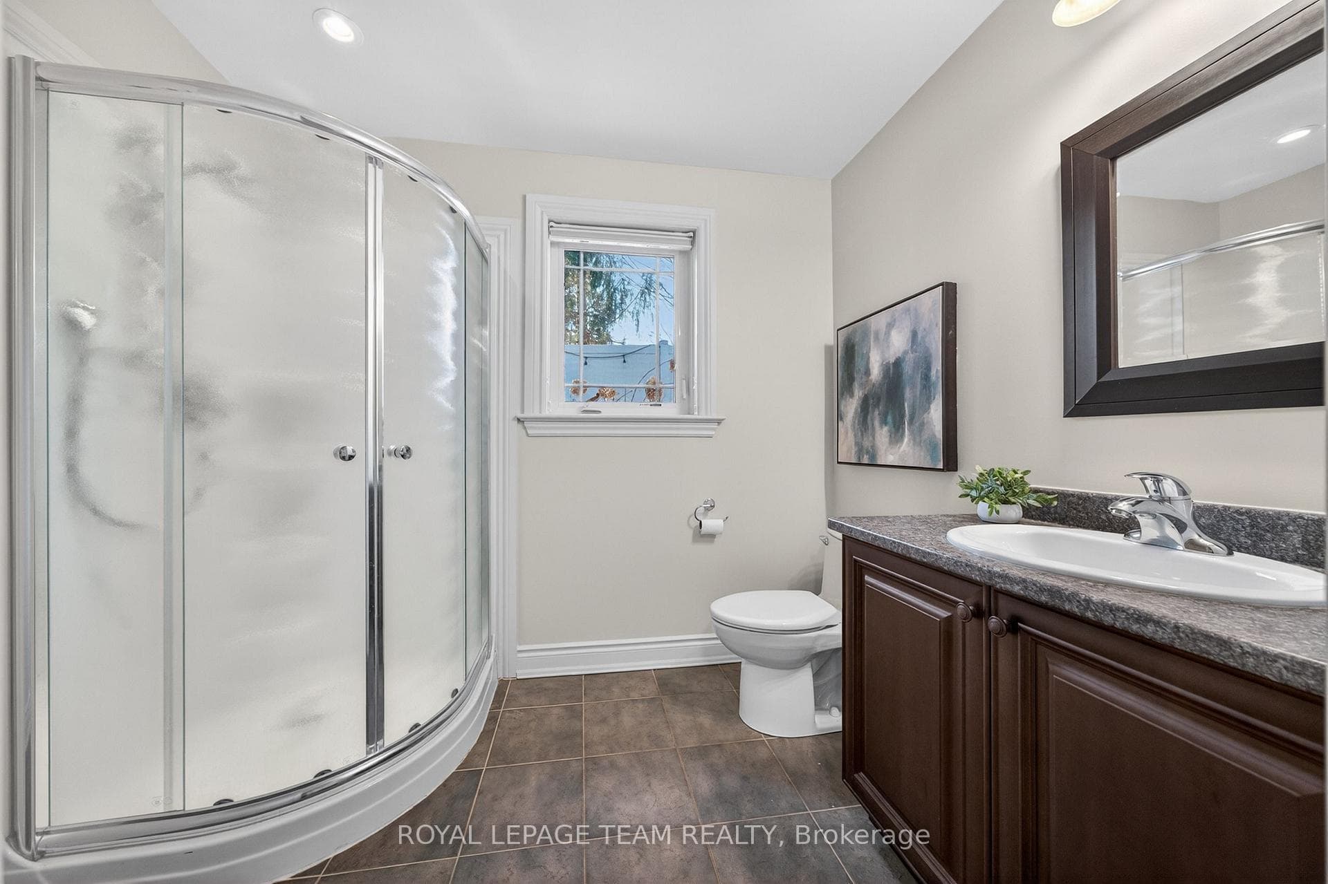 3 pc lower level bathroom