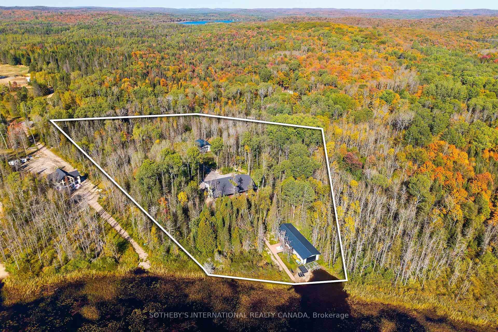 6 acre lot boundary Aerial View