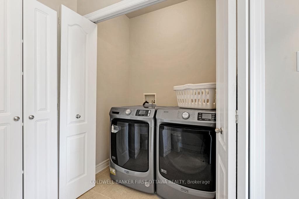 Combined powder room & laundry station