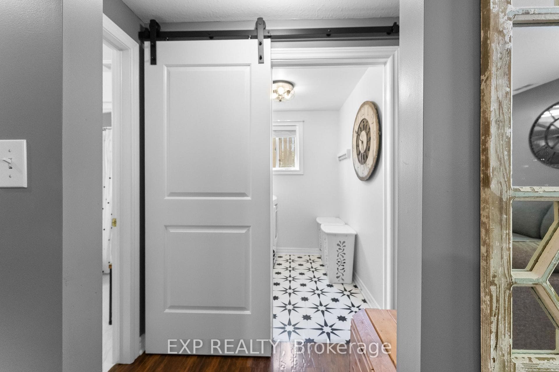 Barn Doors to the Laundry Room