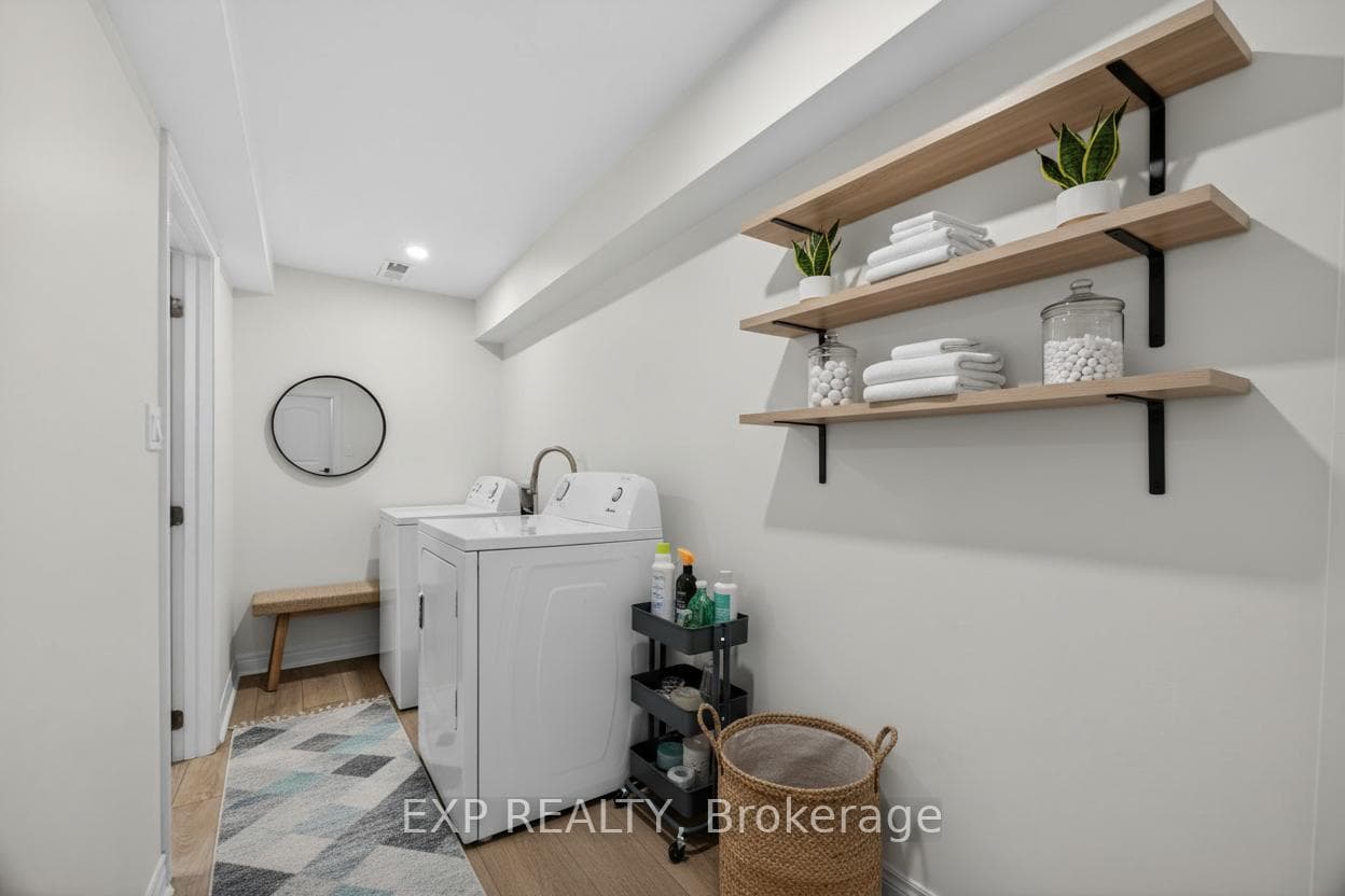 Virtually Staged Laundry Room