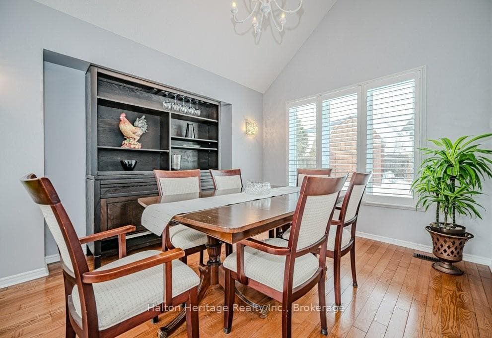 Dining Room Featuring California Shutters