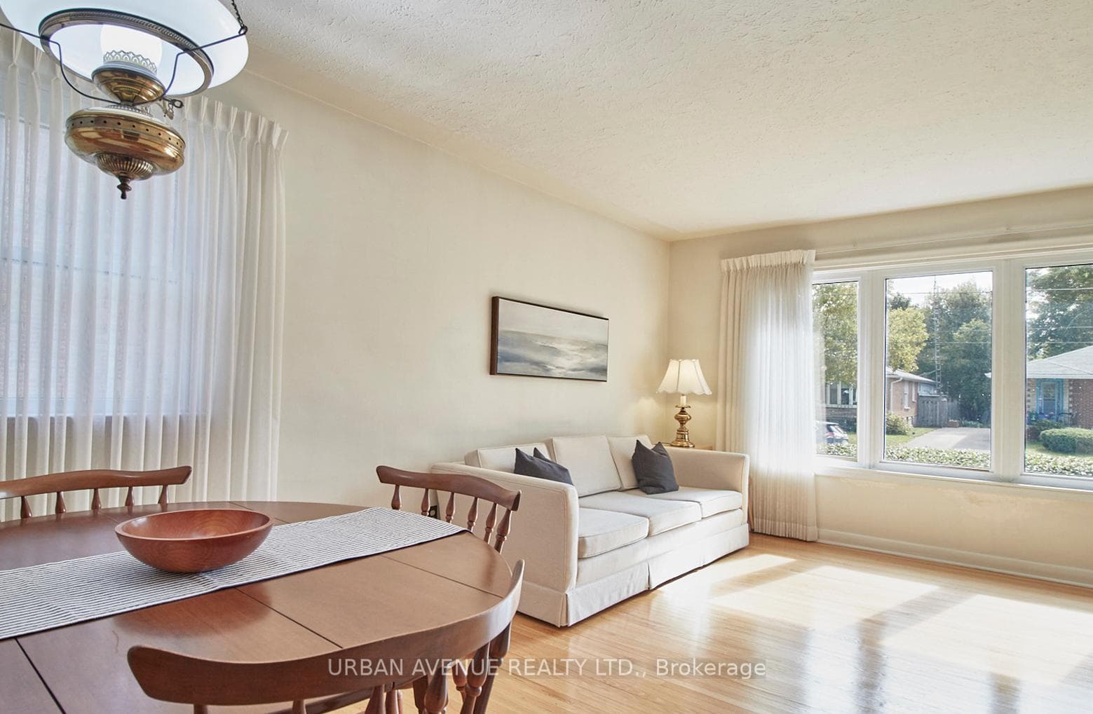L shaped Living and Dining room
