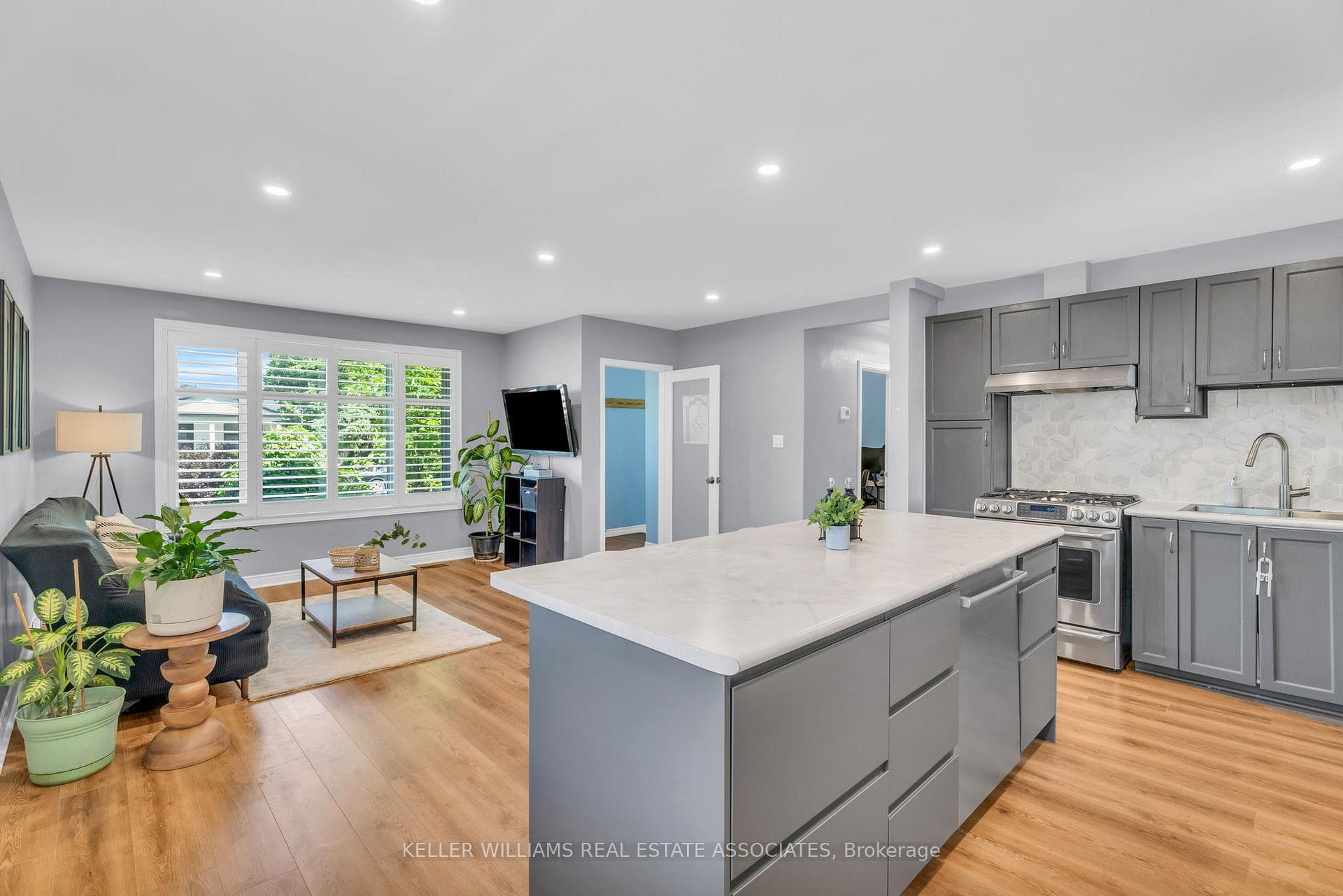 Kitchen/Living/Dining Room
