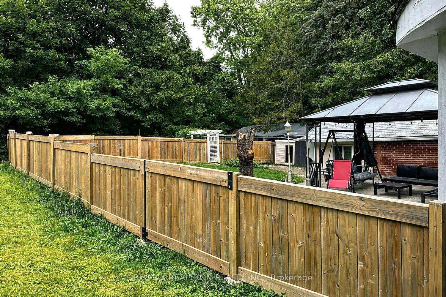 Backyard W Fence