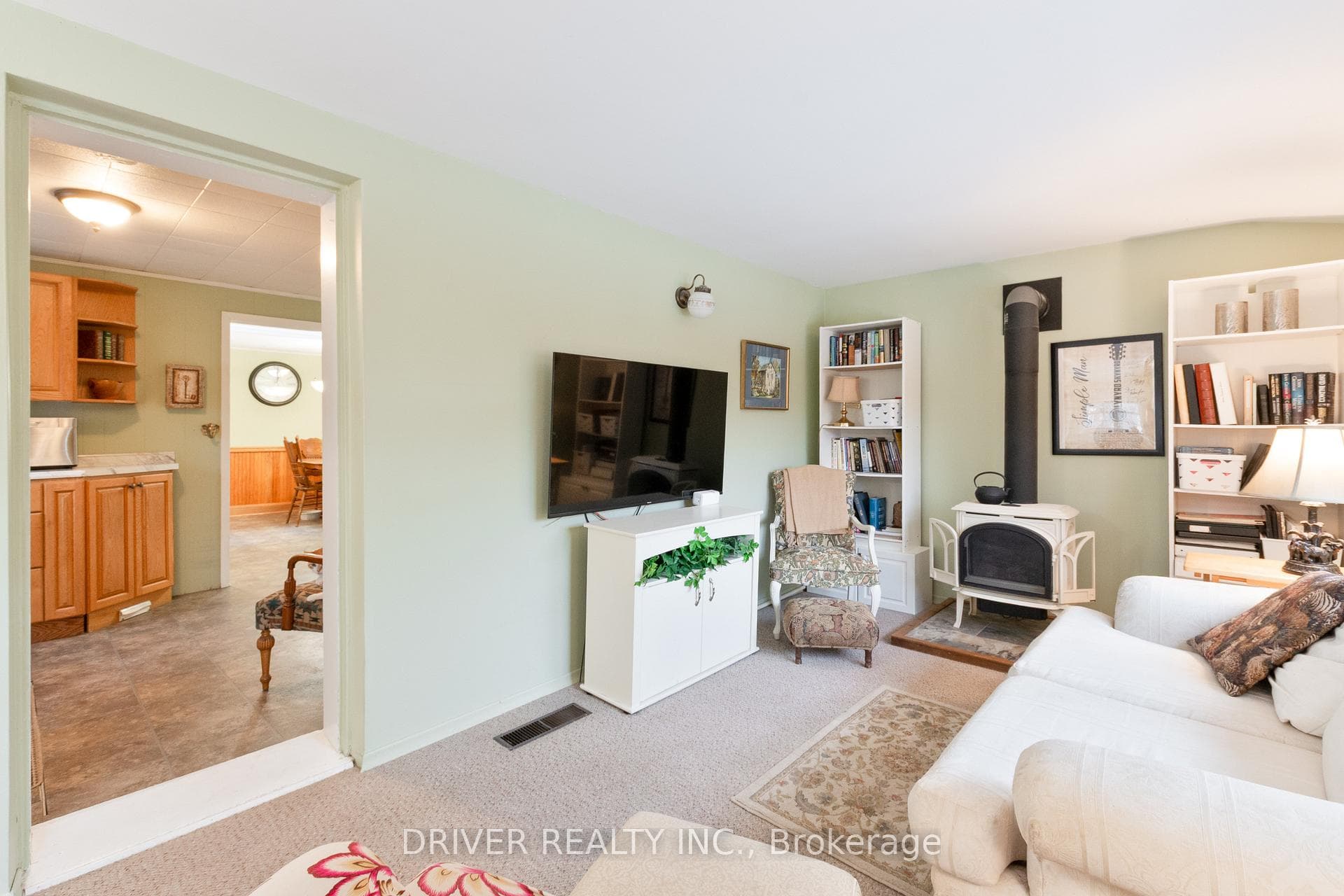 ~Sunroom with Gas Fireplace~