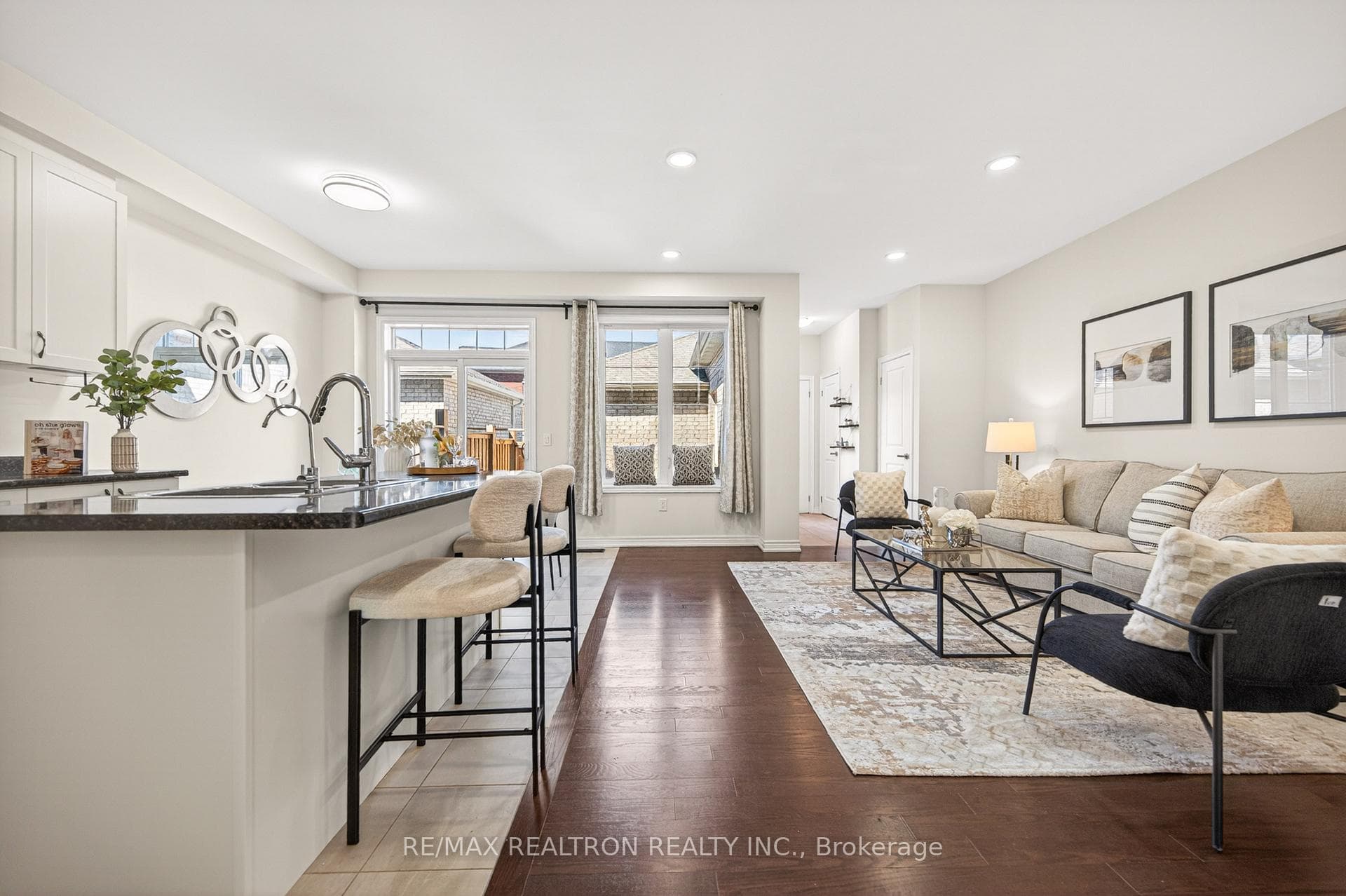 open concept for party with friends