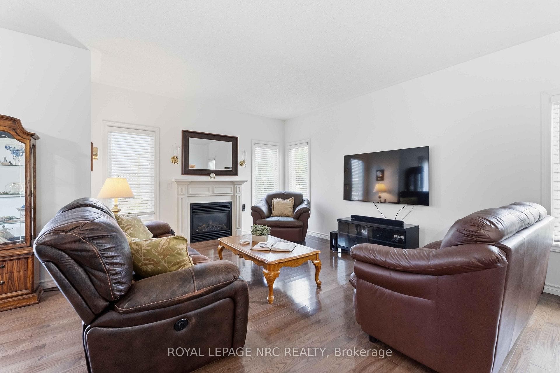 Living Room with Gas Fireplace