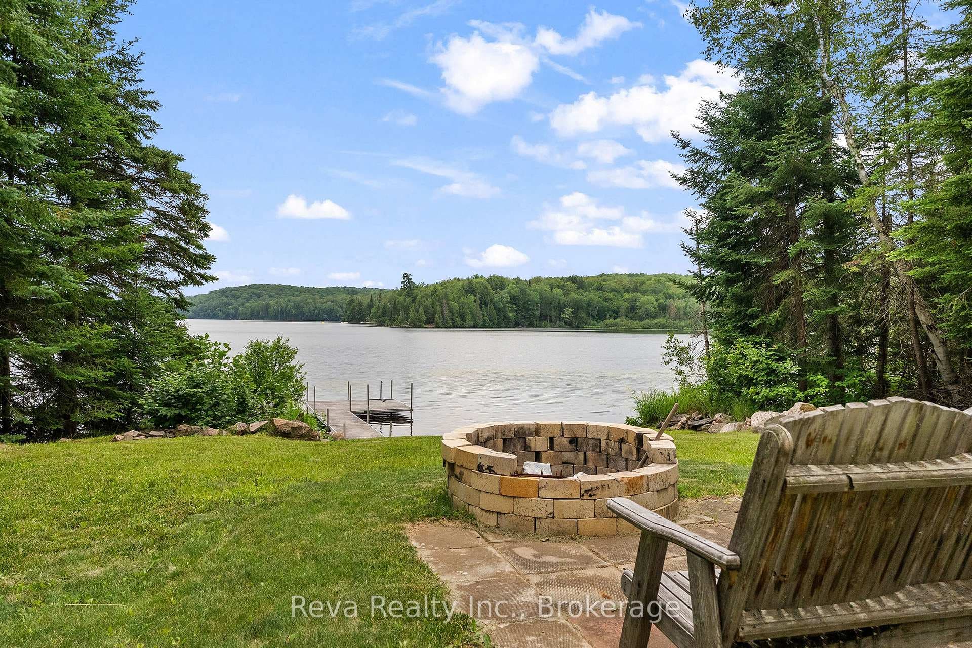Enjoy an evening campfire watching over the lake
