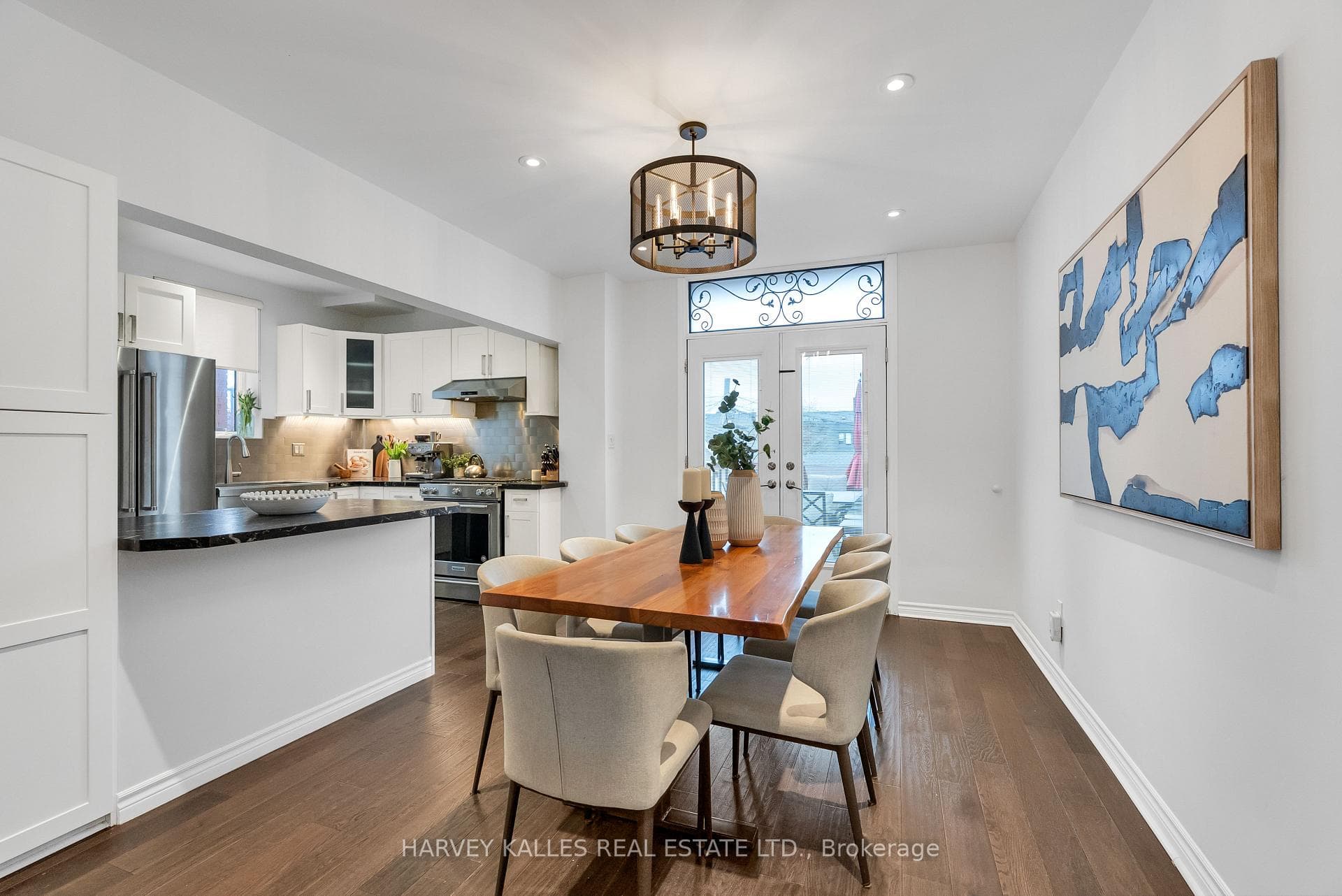 Dining Room with Walkout to Huge Deck