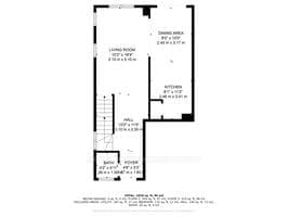 Main level floor plan