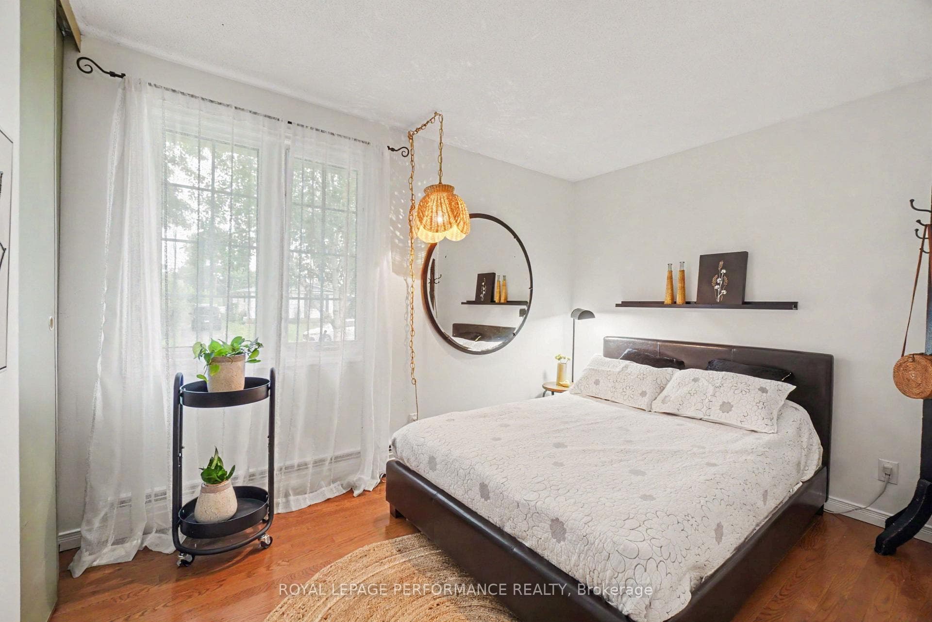 2nd bedroom with hardwood