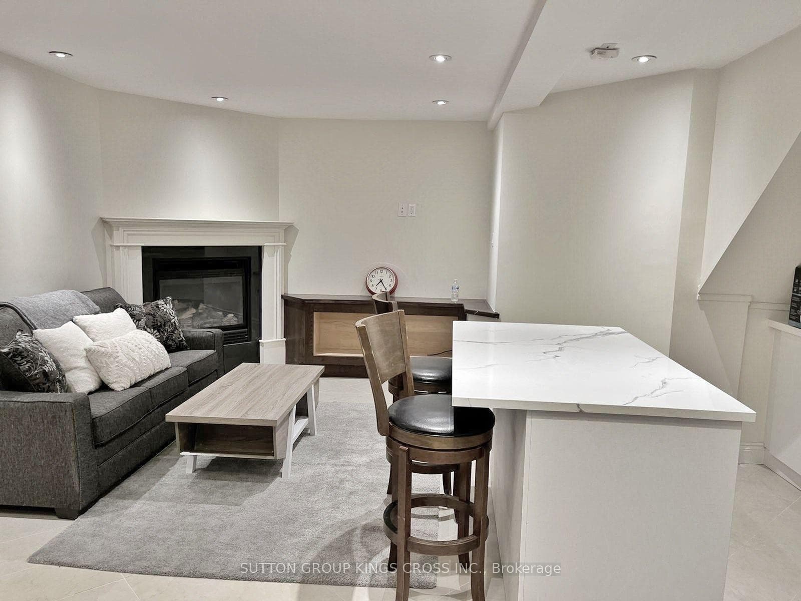 Open Concept with Fireplace