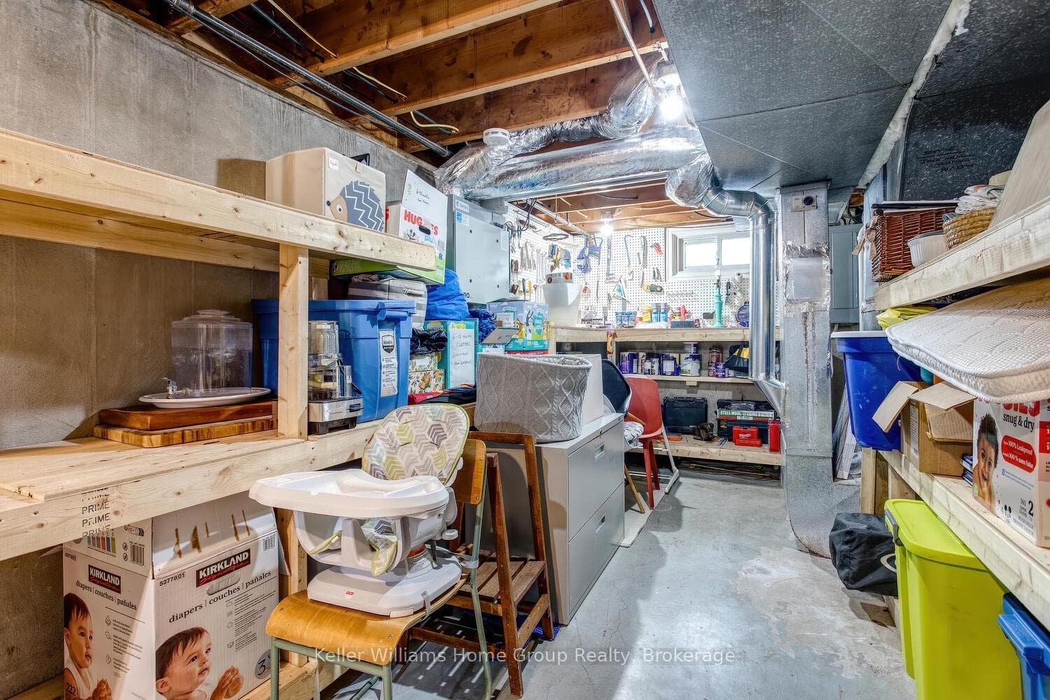 Basement workshop